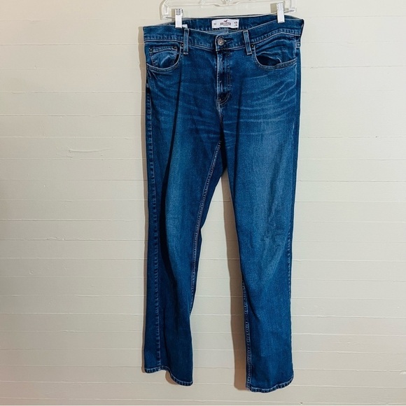 Hollister Straight Leg Jeans Sz 34x34 - Picture 1 of 9